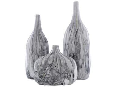 Surya Marble Gray Vase Set of 3 SYMBL003SET