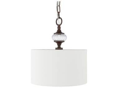 Surya Maliyah 1-Light Rust White Pendant SYMLH001