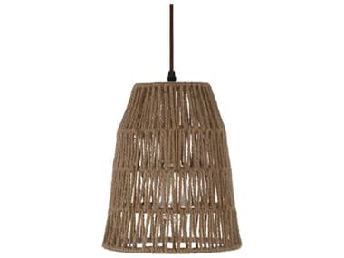 Surya Manning 1-Light Tan Brown Mini Pendant SYMNN003