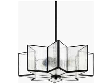 Surya Morella 2-Light Black Geometric Pendant SYMOL002