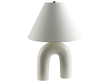 Surya Marquise White Table Lamp SYMQS001