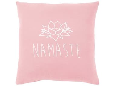 Surya Motto Pink Pillow SYMTT004