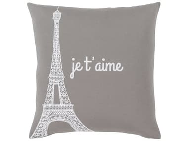 Surya Motto Gray Pillow SYMTT008