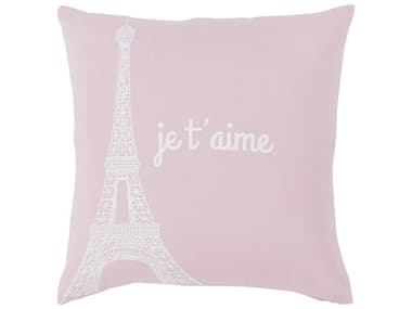 Surya Motto Pale Pink Pillow SYMTT009