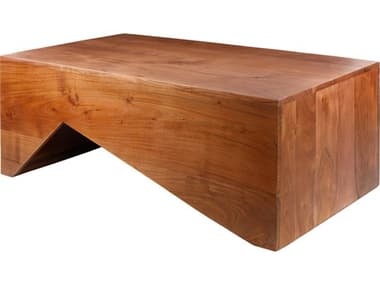 Surya Neemrana 39" Rectangular Wood Dark Brown Coffee Table SYNEE001