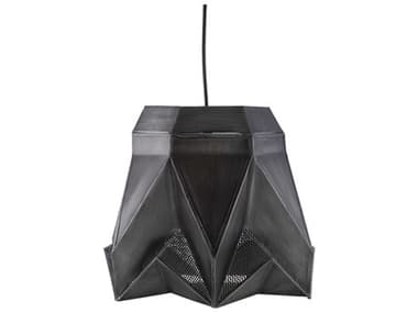 Surya Novara 1-Light Black Geometric Pendant SYNVR002