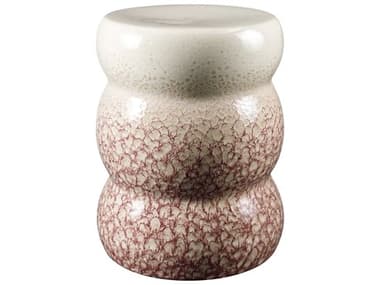 Surya Osambela Coral Cream Pink Accent Stool SYOBA004181313