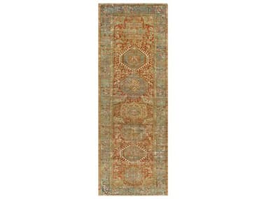 Surya Antique One Of A Kind Bordered Runner Area Rug SYOOAK1533RUN