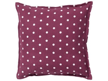 Surya Polka Dot Rust Pillow SYPD003