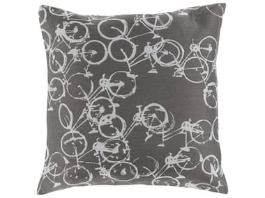 Surya Pedal Power Off-White Pillow SYPDP005