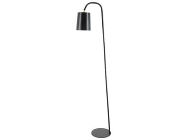 Surya Polly Black White Metal Floor Lamp SYPOY001