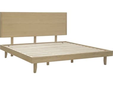 Surya Pryce Brown Oak Wood King Platform Bed SYPRYC007486387Q