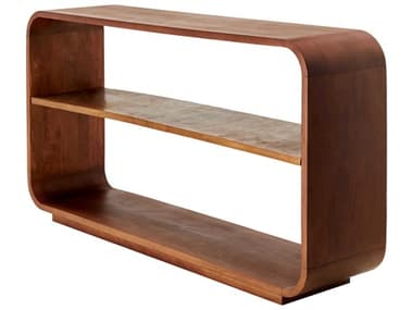 Surya Paxton Rectangular Wood Dark Brown Gold Console Table SYPXO001325814