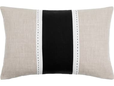 Surya Ritzy Black Pillow SYRIZ004