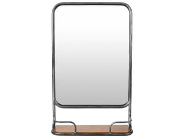 Surya Carter Black Rectangular Wall Mirror SYRRT0021828