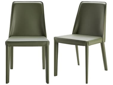 Surya Rosy Green Armless Dining Chair Set of 2 SYRSY002