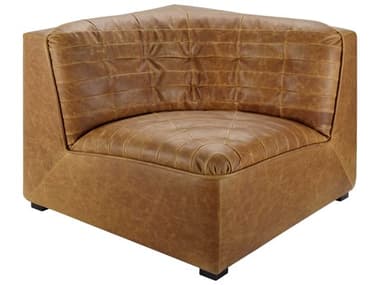 Surya Oryan Brown Leather Modular Chair SYRYAN002303535