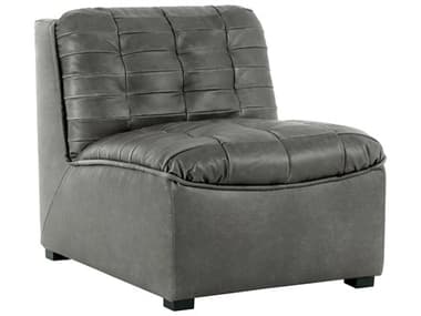 Surya Oryan Black Leather Modular Chair SYRYAN005302836