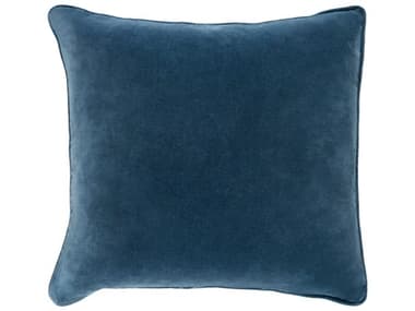 Surya Safflower Dark Blue Pillow SYSAFF7195