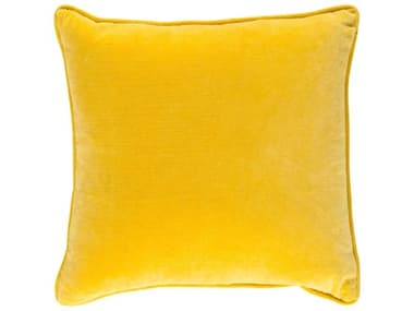 Surya Safflower Mustard Pillow SYSAFF7202