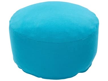 Surya Shane Aqua Blue Upholstered Pouf SYSAPF003303014