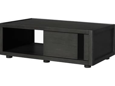 Surya Shaye Rectangular Wood Charcoal Black Coffee Table SYSHYE004175026