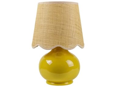 Surya Stella Diminuta Yellow Beige Translucent Table Lamp SYSTD002