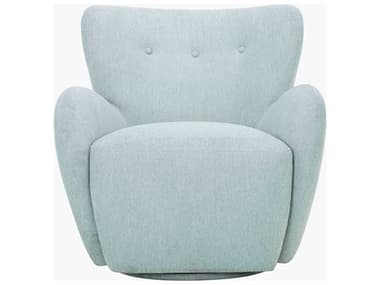 Surya Suranne Swivel Blue Accent Chair SYSURN001323233