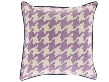 Surya Houndstooth Mauve Pillow SYSY039