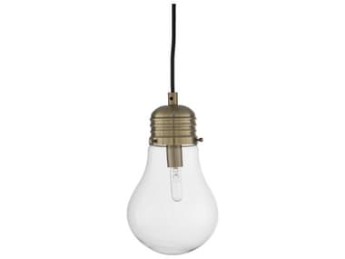 Surya Toby 1-Light Metallic Brass Mini Pendant SYTBY001