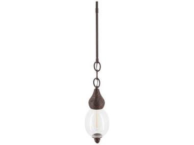 Surya Tenison 1-Light Rust Brown Mini Pendant SYTEN001