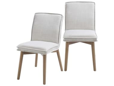 Surya Tilly Beech Wood Gray Arm Dining Chair SYTLY001SET