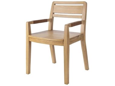 Surya Uintah Oak Wood Brown Arm Dining Chair SYUIN001342424