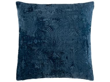 Surya Velvet Deco Dark Blue Pillow SYVDC001