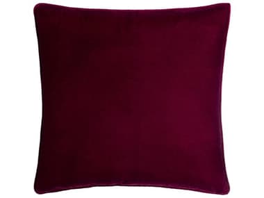 Surya Velvet Glam Burgundy Pillow SYVGM002