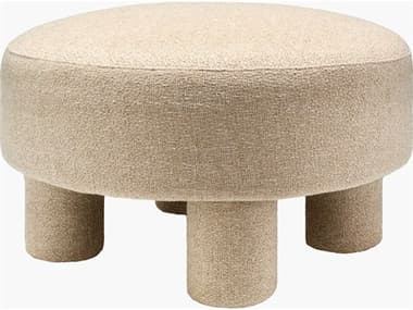Surya Welly Brown Upholstered Ottoman SYWLE002183131