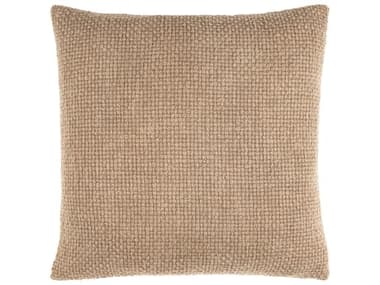 Surya Washed Texture Beige Pillow SYWTE003