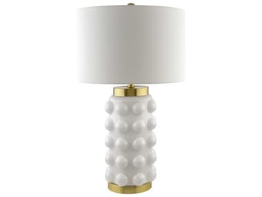 Surya Yume White Linen Buffet Lamp SYYUM002