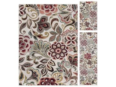 Tayse Rugs Deco Dilek Ivory Area Rug Set TADCO1025SET