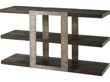 Theodore Alexander 60" Rectangular Wood Smokehouse Console Table TAL5305360