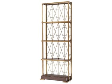 Theodore Alexander Ta Iconic Dark Brown Sycamore Etagere TAL6312003