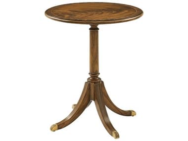 Theodore Alexander Sloane 20" Round Wood Sc Cerejeira Sloane End Table TALSC50047