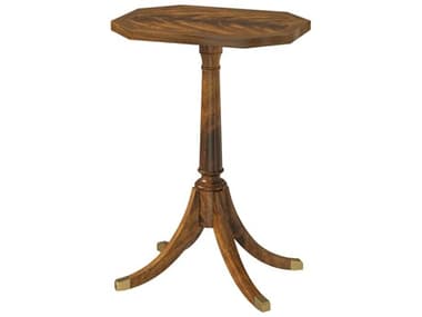 Theodore Alexander Sloane 16" Octagon Wood Sc Cerejeira Sloane End Table TALSC50048