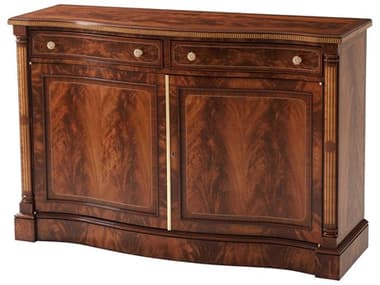 Theodore Alexander The English Cabinet Maker 50" Wide Gentleman Brown Mahogany Wood Tristam Accent Chest TALSC61028