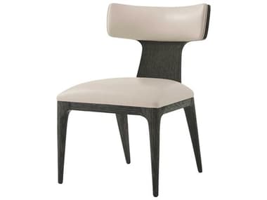 Theodore Alexander Repose Black Fabric Upholstered Side Dining Chair TALTA400252BHF