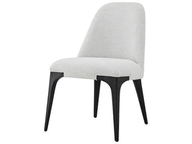 Theodore Alexander Rome Gray Upholstered Armless Dining Chair TALTA400651DLA