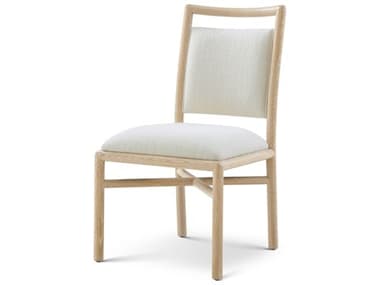 Theodore Alexander Montauk Oak Wood Natural Upholstered Armless Dining Chair TALTA400891DKV