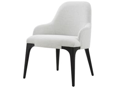 Theodore Alexander Rome Gray Upholstered Arm Dining Chair TALTA410651DLA