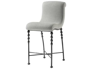 Theodore Alexander High Fashion Fabric Upholstered Fiona Counter Stool TALTA43009QSF