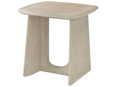 Theodore Alexander Repose 24" Rectangular Wood Grey Oak End Table TALTA50177C322